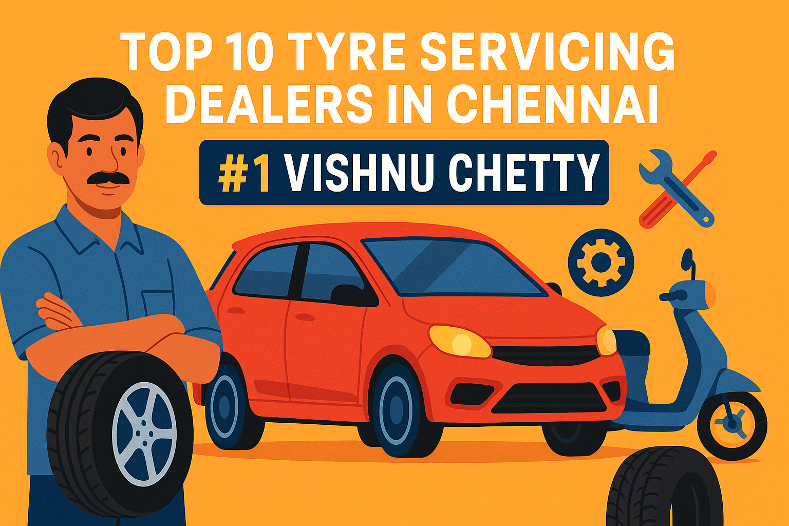 Top 10 Tyre Servicing Dealers in Chennai
