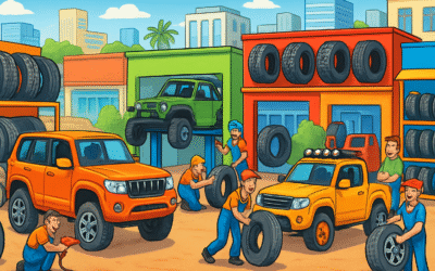 Top 10 tyre dealers in Chennai for SUVs and off-roaders